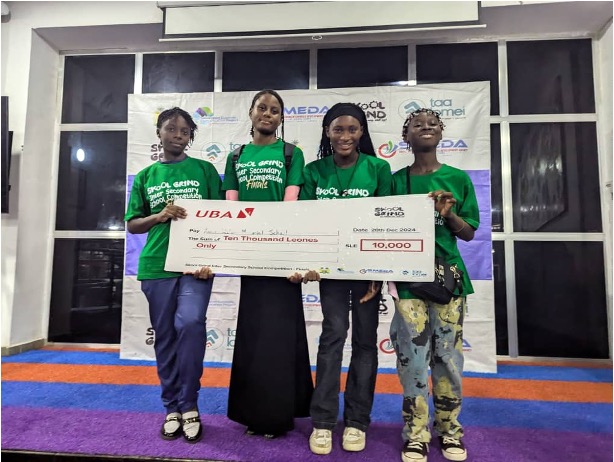 Stem participants came second in the Inter Secondary School Pitch Competition